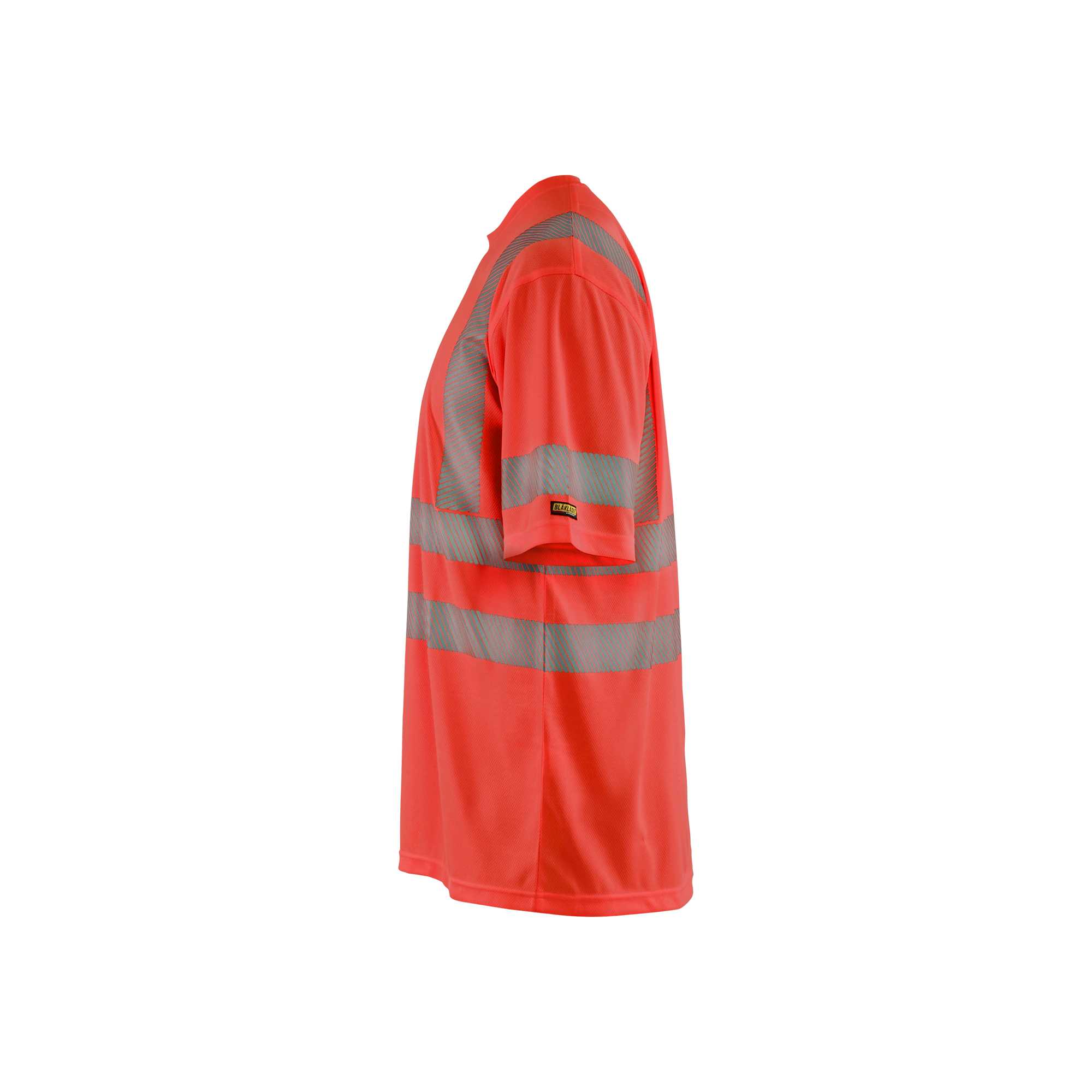 BLAKLADER 34201013 HI VIS UV PROTECTED T SHIRT Hi Vis Reflective Short Sleeve Work T-Shirt MEN - 100% Polyester